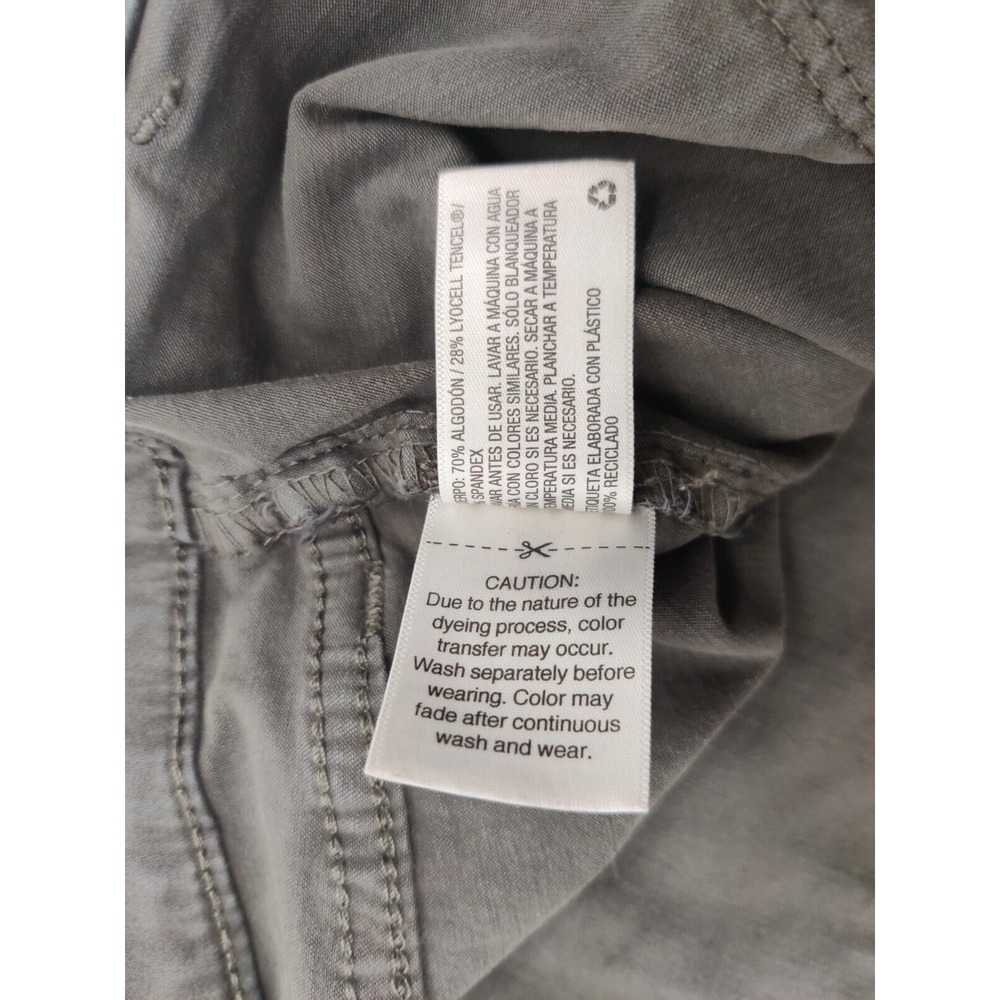 Universal Thread Women's Hi Rise Skinny Pants Charcoal Gray Button Fly Sz 12/31R - Picture 6 of 12